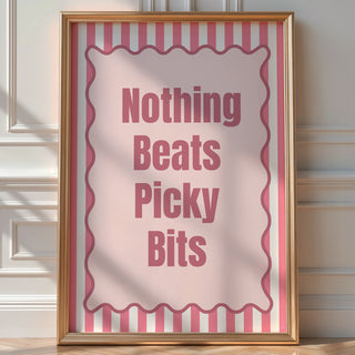 Picky Bits Poster – British Food Art - Just Great Posters