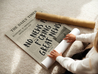 No News Is Great News Poster - Just Great Posters