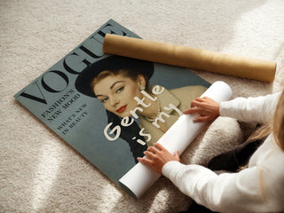 Gentle Is My Strength Fashion Poster - Just Great Posters