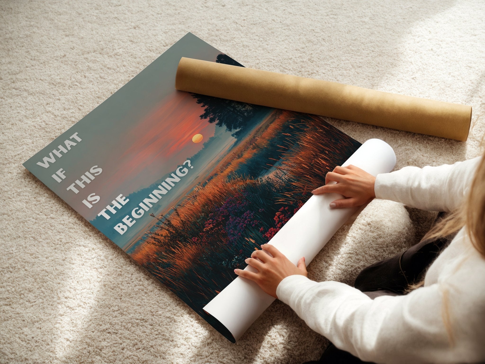 What If This Is the Beginning Poster - Just Great Posters