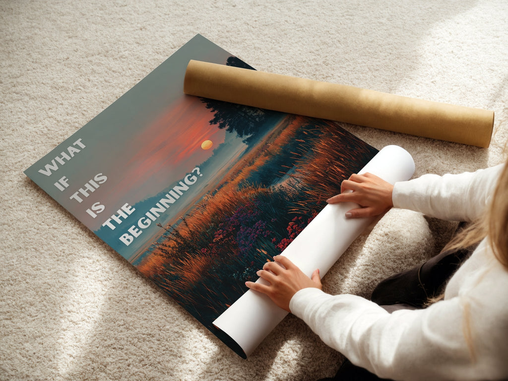 What If This Is the Beginning Poster - Just Great Posters