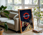 Mind the Gap London Poster – 1930s Retro Wall Art Print — frame-426