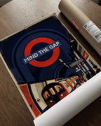 Mind the Gap London Poster – 1930s Retro Wall Art Print — barakaya-flatlay