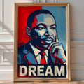 Martin Luther King Jr Poster – Hope Style Wall Art Print — room-portrait