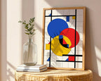 Bauhaus Geometry Poster – Swiss Abstract Wall Art Print — frame-486
