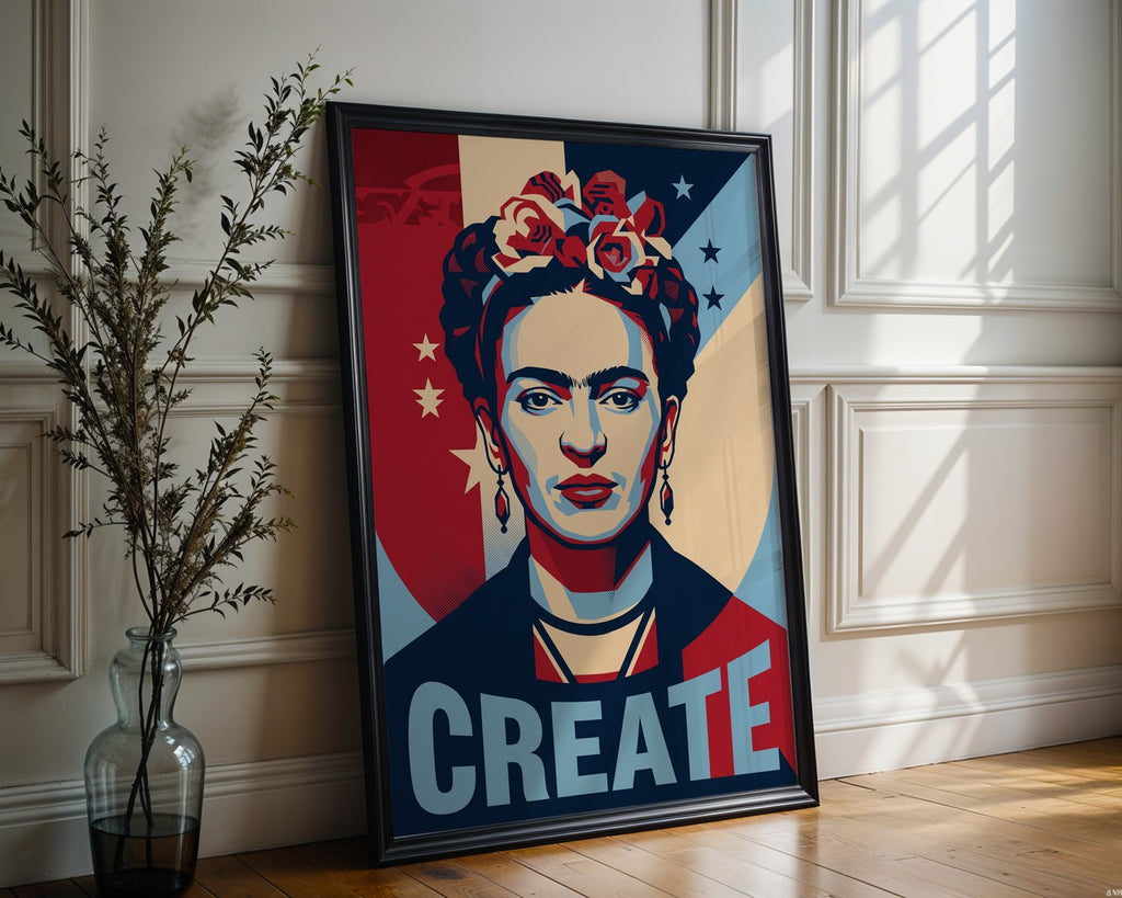 Frida Kahlo Poster – Hope Style Wall Art Print — frame-286