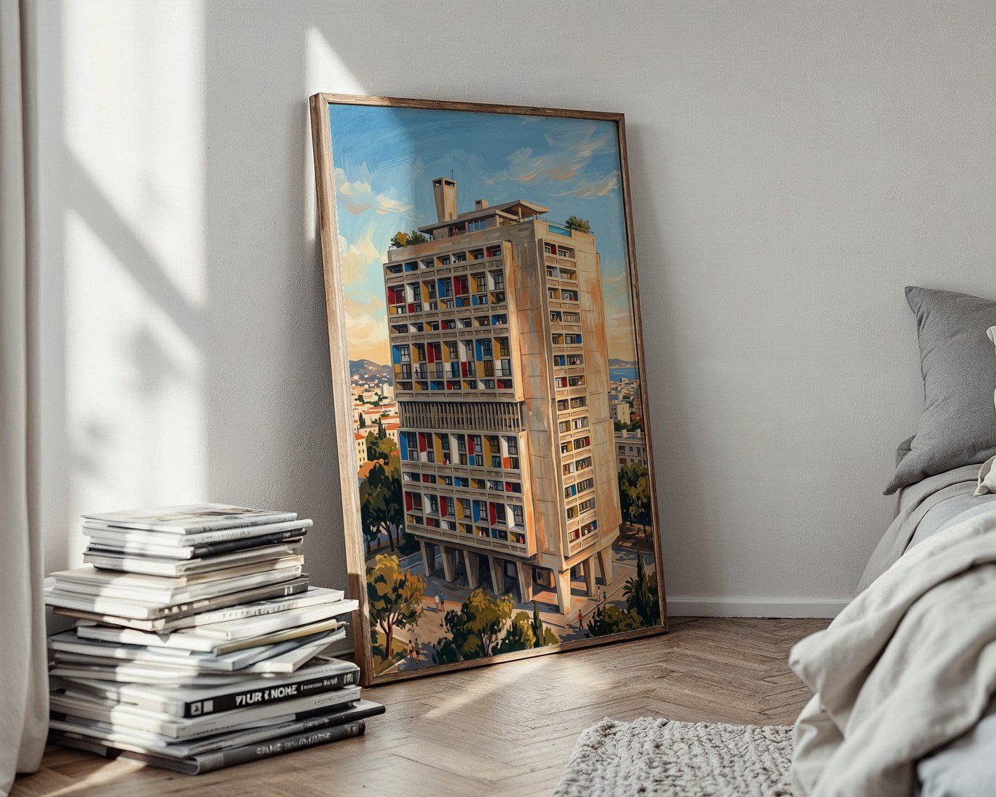 Unité d'Habitation Poster – Le Corbusier Wall Art — styled-wall