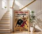 Spanish Bullfight Poster – 1950s Vintage Style Wall Art — frame-267