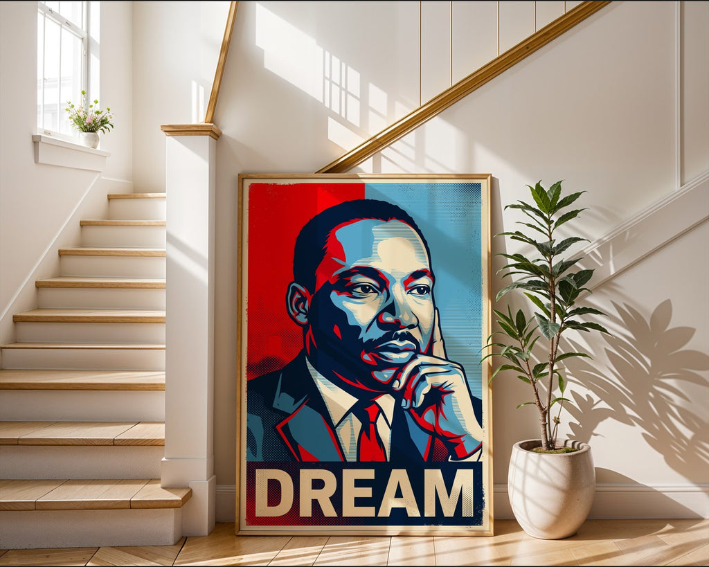 Martin Luther King Jr Poster – Hope Style Wall Art Print — frame-267