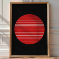 Constructivist Sphere Poster – Bold Bauhaus Wall Art — room-portrait