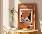 Negroni Sbagliato Poster – Vintage Italian Wall Art Print — frame-486