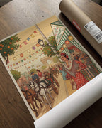 Seville Feria de Abril Poster – Andalusian Wall Art Print — barakaya-flatlay