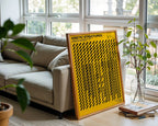 Diagonal Grid Poster – Kinetic Swiss Wall Art Print — frame-426