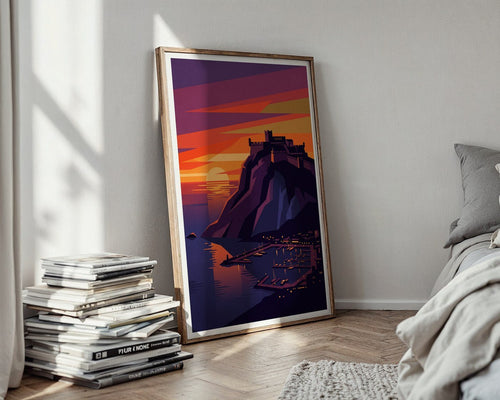 Alicante Santa Barbara Poster – Minimalist Wall Art Print — styled-wall