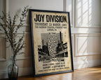 Joy Division London 1980 Poster – Post-Punk Wall Art Print — frame-286