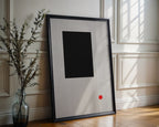 Monolith Abstract Poster – Brutalist Swiss Wall Art — frame-286