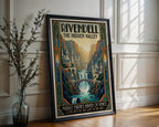 Rivendell Poster – Art Deco Fantasy Wall Art Print — frame-286