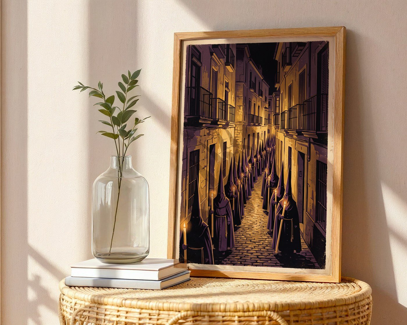 Semana Santa Poster – Vintage Spanish Holy Week Wall Art — frame-486