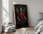 Smiling Kid DJ in Dystopian Ruins | Drop Incoming Tee Art Print | Dark Humour Wall Art | Apocalyptic Music Poster | Free Shipping - Just Great Posters
