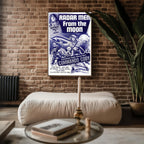 Retro Sci - Fi Movie Poster Print – Radar Men from the Moon – 1950s Space Serial Reprint – Commando Cody Rocket Adventure Scene - Just Great Posters