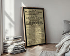 Freak Show Poster Print – Mademoiselle Lefort Vintage Reprint – Bearded Lady Flyer from 1800s Exhibition of Natural Wonders - Just Great Posters