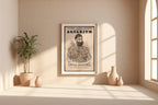Tattooed Sideshow Legend Poster Print – Circus Art – Vintage Freak Show Wall Art, Illustrated Body Tattoo Print - Just Great Posters