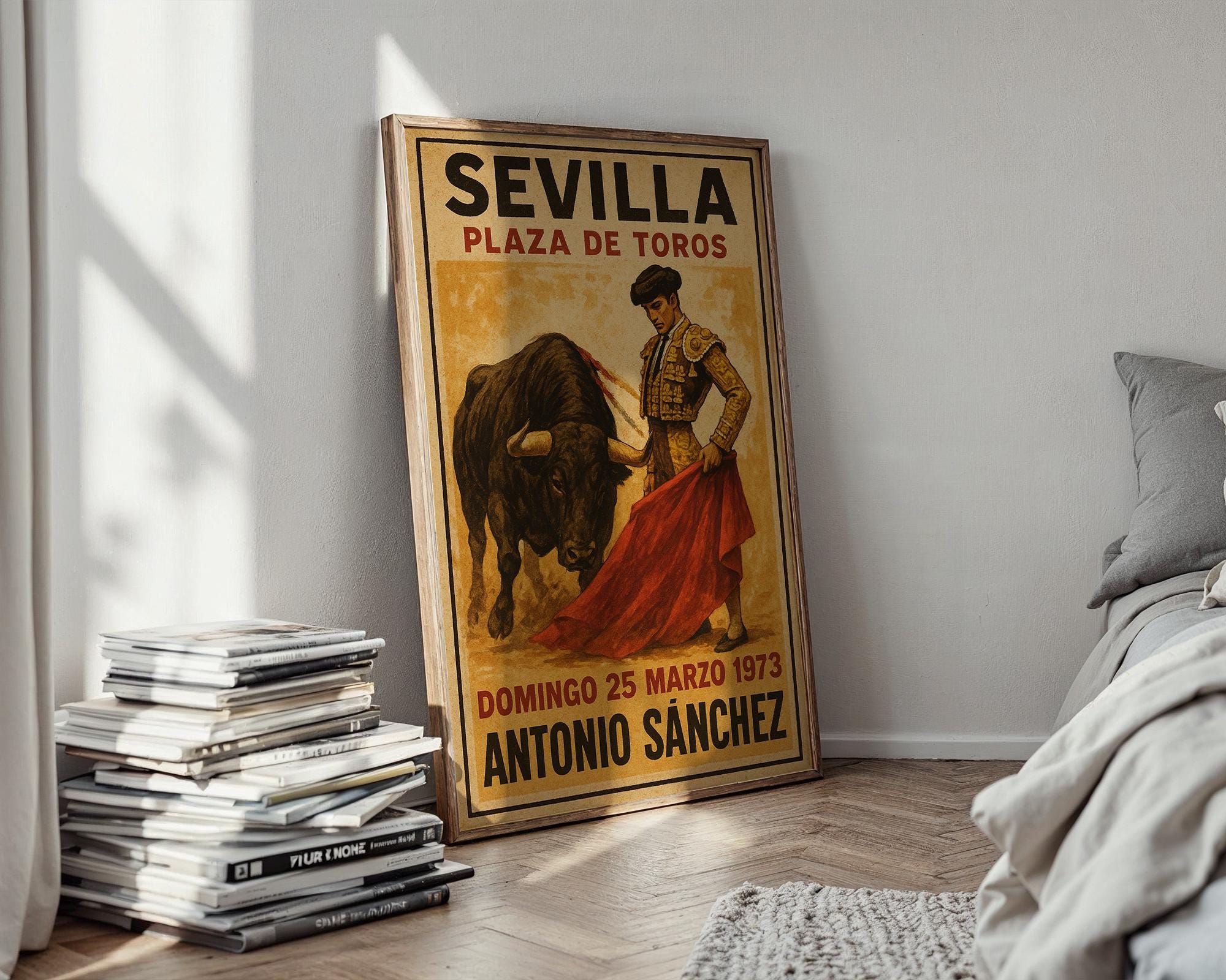 Tirage Albuminé Vintage - Plaza De Toros De Sevilla, Espagne - Années 1880 - Format 17x22 Cm - Réf MO4507