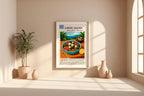 Greek Salad Poster Print – Mediterranean Recipe Wall Art, Colorful Food Illustration for Kitchen or Cafe - Just Great Posters