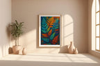 Psychedelic Fern Wall Art – Trippy Rainbow Botanical Print, Vibrant Nature Poster, Fantasy Forest Decor, Digital Download Artwork - Just Great Posters