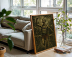 Zombie Apocalypse Runner Print | Horror Running Wall Art | Undead Marathon Poster | Dark Humor Survival Art | Free Shipping - Just Great Posters