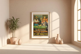 Western Movie Poster Print – Texas Guinan in My Lady Robin Hood – Vintage 1920s Outlaw Reprint – Saloon Card Game Scene Poster - Just Great Posters