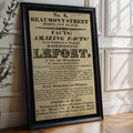 Freak Show Poster Print – Mademoiselle Lefort Vintage Reprint – Bearded Lady Flyer from 1800s Exhibition of Natural Wonders - Just Great Posters