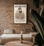 Tattooed Sideshow Legend Poster Print – Circus Art – Vintage Freak Show Wall Art, Illustrated Body Tattoo Print - Just Great Posters