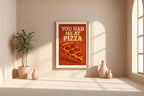 Funny Pizza Wall Art – You Had Me At Pizza Poster – Cheesy Retro Kitchen Print – Bold Foodie Gift – Pepperoni Slice Illustration Art - Just Great Posters