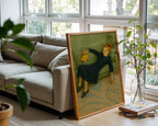 Sleeping Girl on Sofa Art Print | Soft Modern Figurative Painting with Book | Cozy Minimalist Wall Art for Reading Lovers & Introverts - Just Great Posters