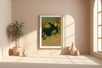 Sleeping Girl on Sofa Art Print | Soft Modern Figurative Painting with Book | Cozy Minimalist Wall Art for Reading Lovers & Introverts - Just Great Posters
