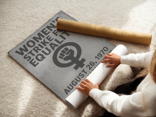 Feminist Protest Poster – Women’s Strike for Equality 1970 Print, Vintage Repro for Bold Feminist Wall Art or Political Gallery Space - Just Great Posters