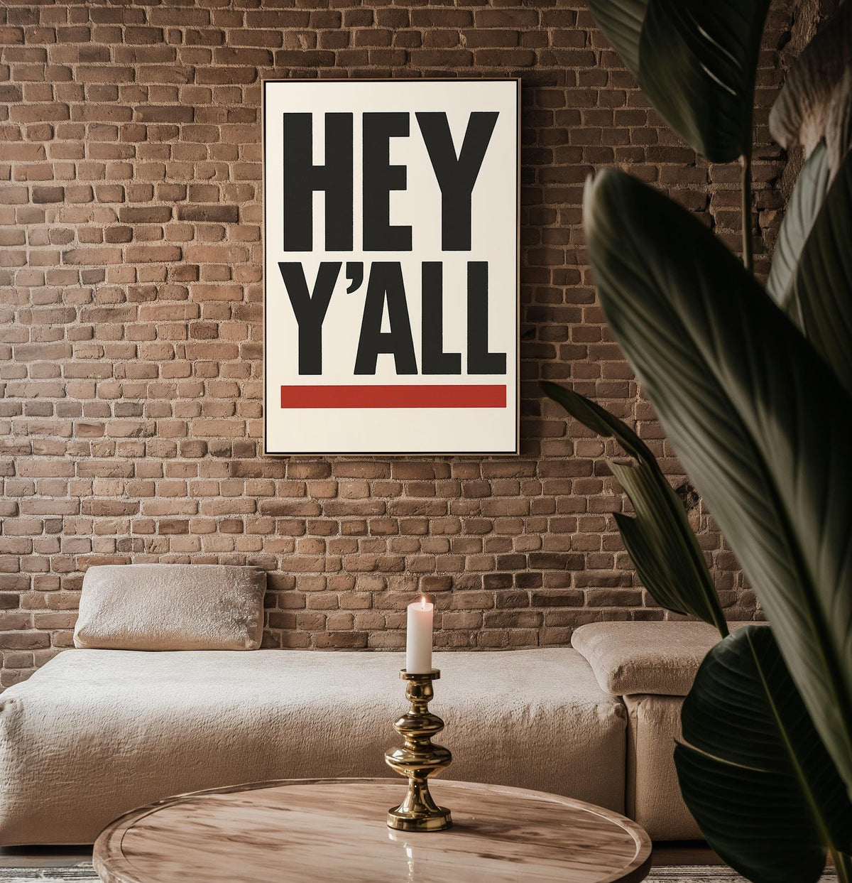 Southern Saying Wall Art - Bold Typography Poster - Funny Country Print - Western Home Decor - Southern Phrase Art - Free Shipping - Just Great Posters