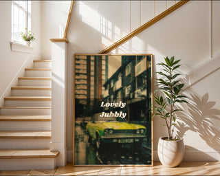 Lovely Jubbly Retro Car Poster - Just Great Posters