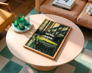 Lovely Jubbly Retro Car Poster - Just Great Posters