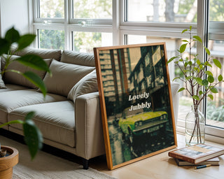 Lovely Jubbly Retro Car Poster - Just Great Posters