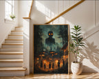 Glowing Eyes Forest Horror Poster - Just Great Posters