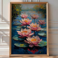Blush Lotus Bloom – Water Lily Art Print - Just Great Posters
