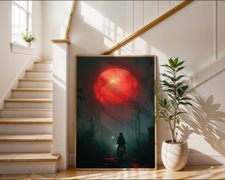 Red Sun Sci - Fi Dystopian Poster - Just Great Posters