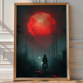 Red Sun Sci - Fi Dystopian Poster - Just Great Posters