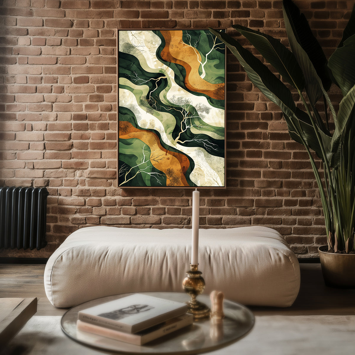 “Root & River” Organic Abstract Print - Just Great Posters