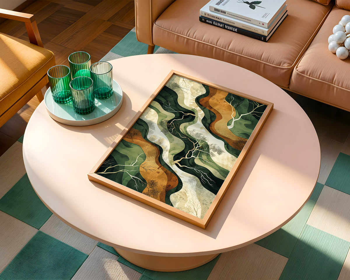 “Root & River” Organic Abstract Print - Just Great Posters