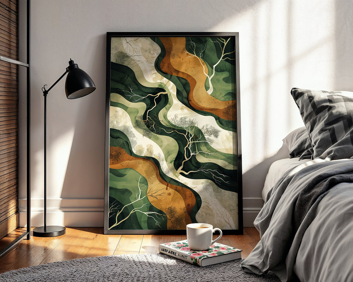 “Root & River” Organic Abstract Print - Just Great Posters