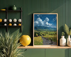 Cycling Through Countryside Print - Just Great Posters