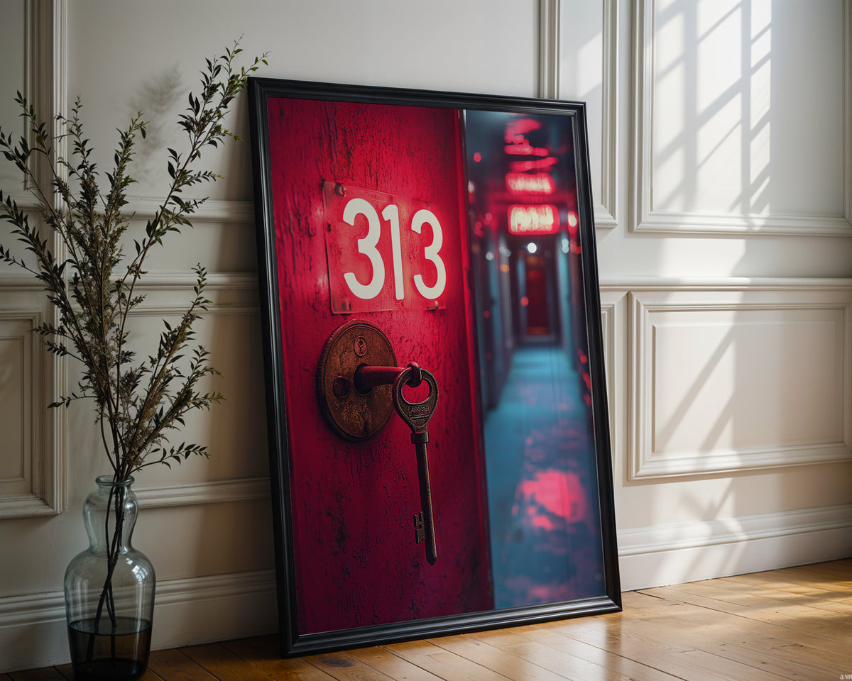 Horror Room 313 Motel Key Poster - Just Great Posters